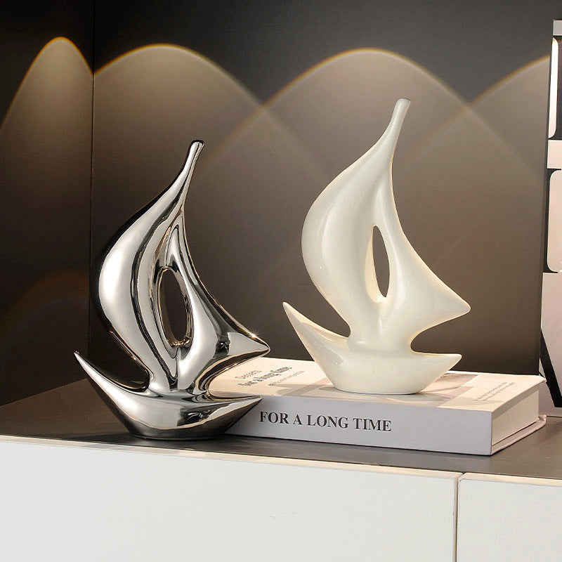 Sailing Sailing Sailing Light Luxury Ornaments Office Living Room Home Accessories Wine Cabinet TV Cabinet Housewarming Gift Wholesale