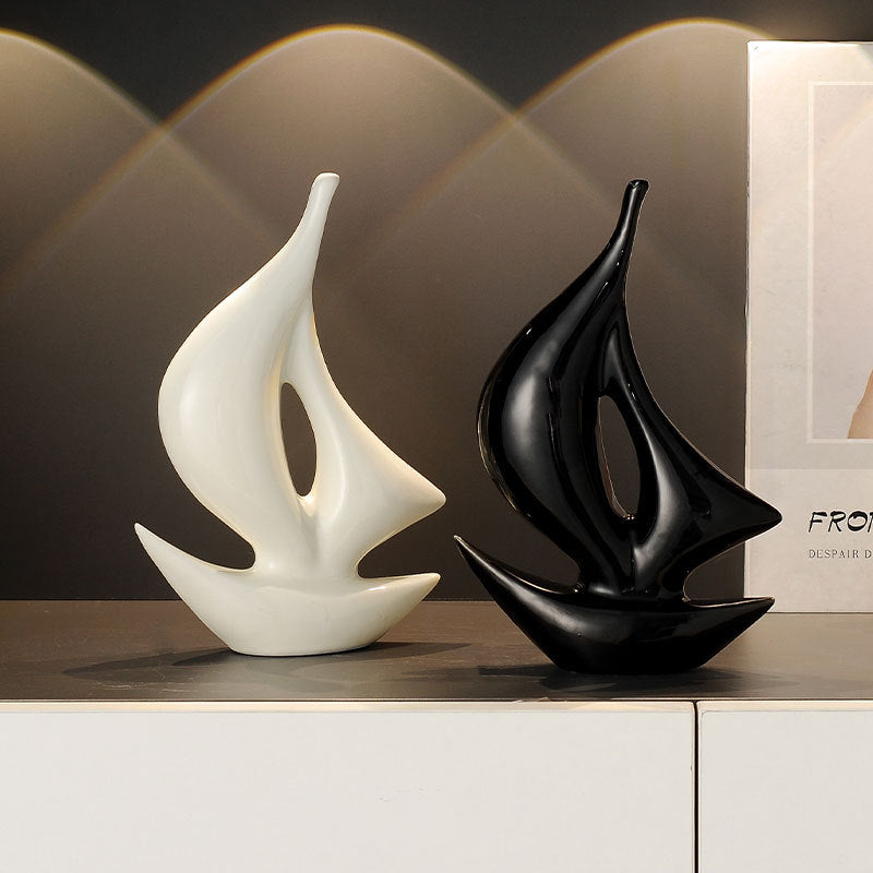 Sailing Sailing Sailing Light Luxury Ornaments Office Living Room Home Accessories Wine Cabinet TV Cabinet Housewarming Gift Wholesale