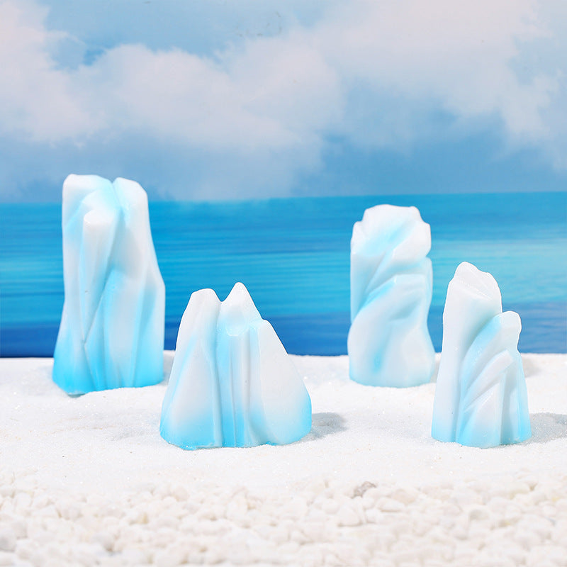 Simulation Iceberg Micro Landscape Ornaments Resin Crafts Aquarium Decorations Accessories Zakka Iceberg Series